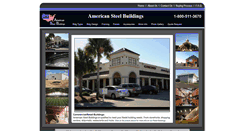 Desktop Screenshot of americansteelbuildings.com
